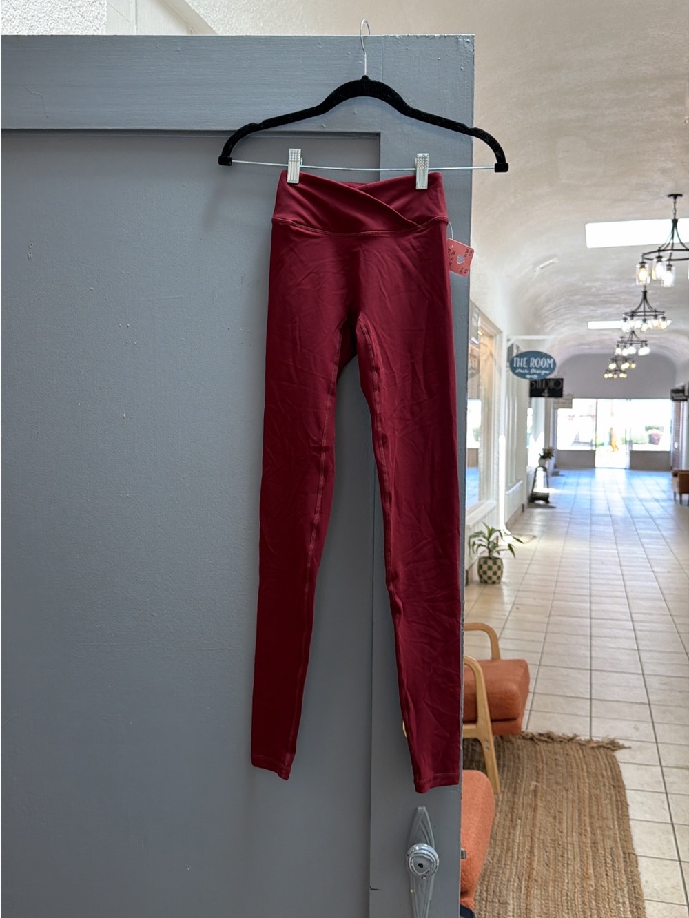 Oner actuve xs tall High-Waist Burgundy Leggings